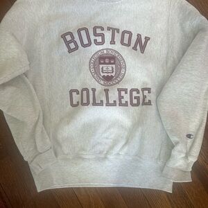 Gray Boston College champion Sweatshirt